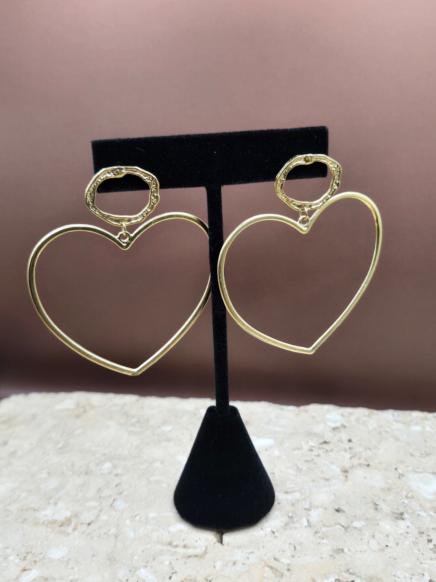 Pantallas "Big Heart", livianas, oro mate once
